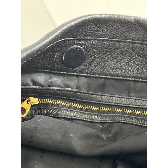 Marc by Marc Jacobs Too Hot to Handle Black‎ Leather Hobo Shoulder Bag - Picture 9 of 15